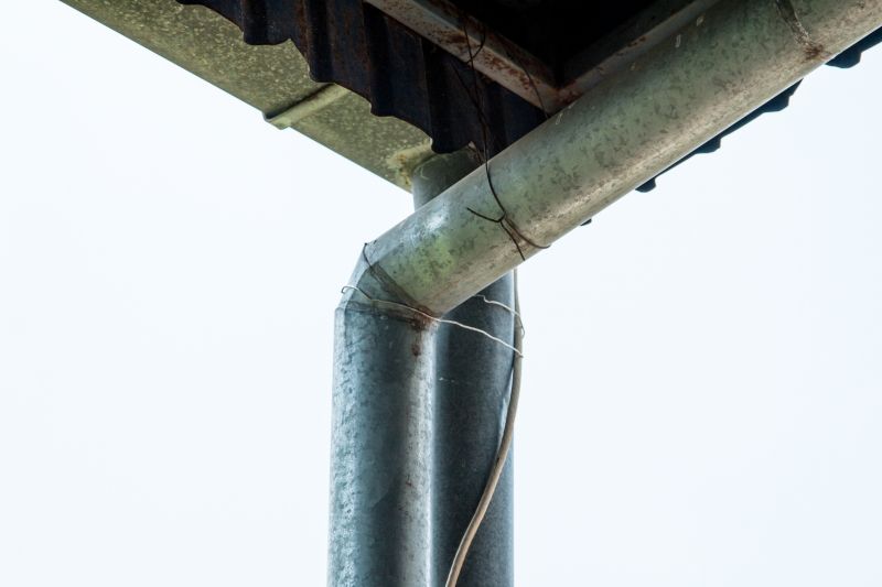 Church Gutter Installation detail