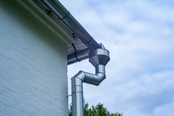 Metal Downspout Replacement in Ellenwood