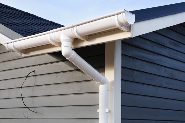 PVC Rain Gutter Installation in Ellenwood
