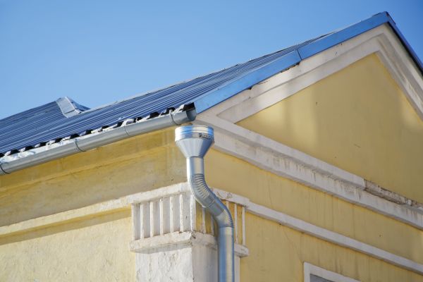 Steel Downspout Installation in Ellenwood